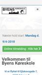 Mobile Screenshot of byenskoereskole.dk